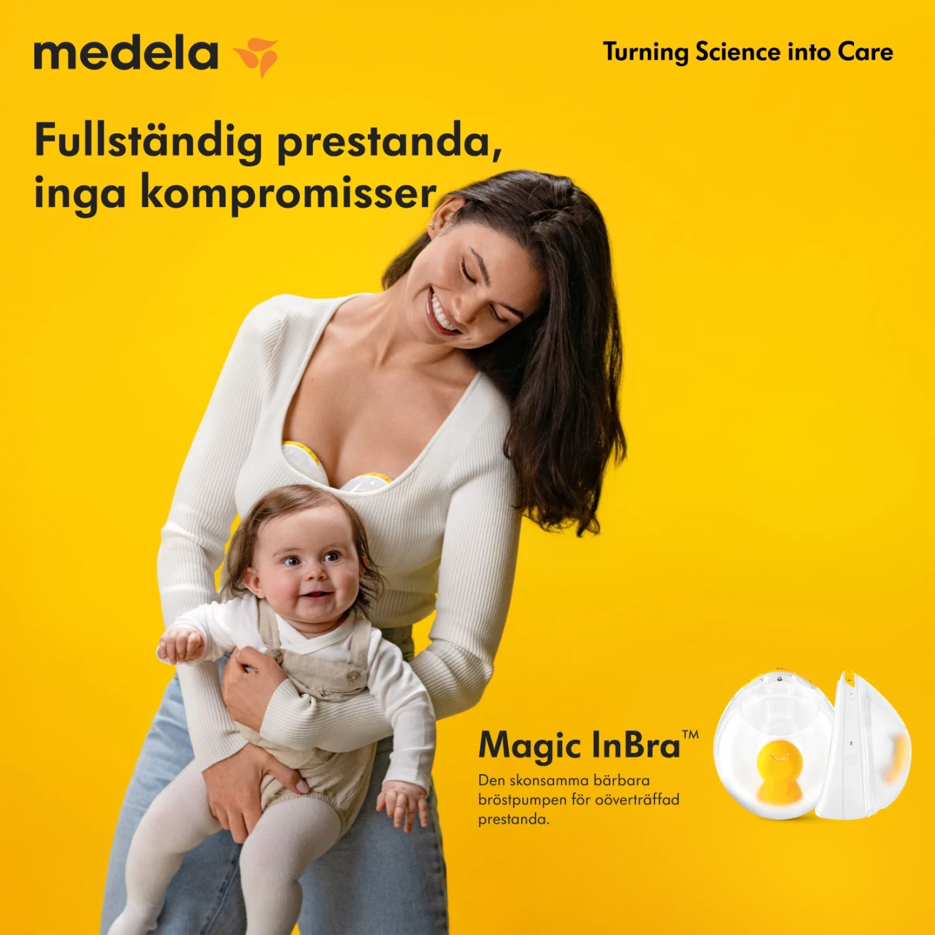 Medela Magic InBra Bärbar Bröstpump 2 st Medela