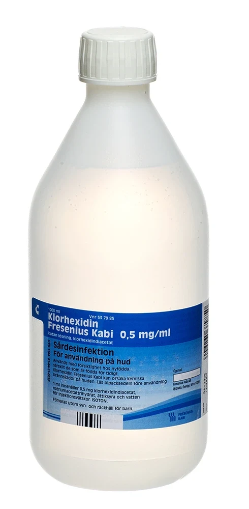 Klorhexidin Fresenius Kabi kutan lösning 0,5 mg/ml 1000 ml Fresenius