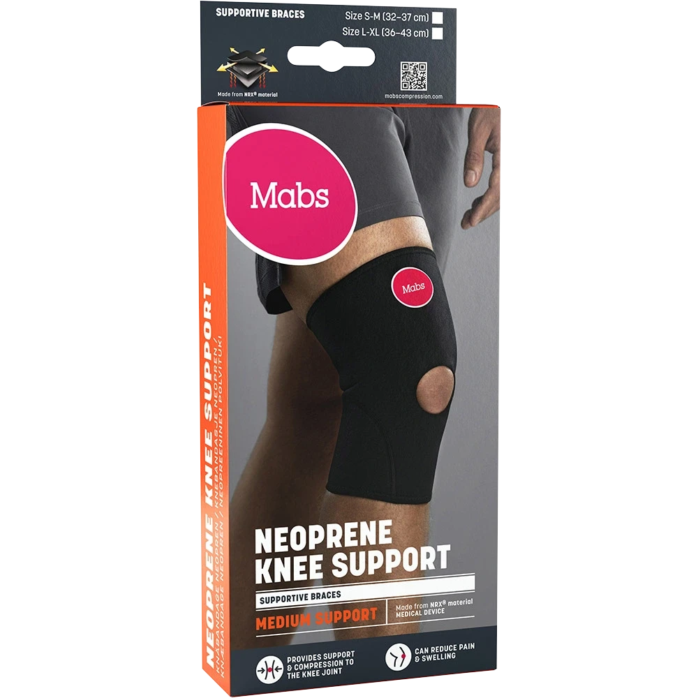 Mabs Neopren Knäbandage Svart S/M Mabs