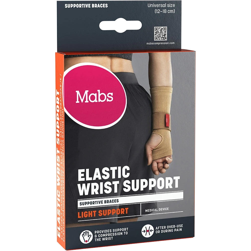 Mabs Elastiskt Handledsstöd Beige Universal Mabs