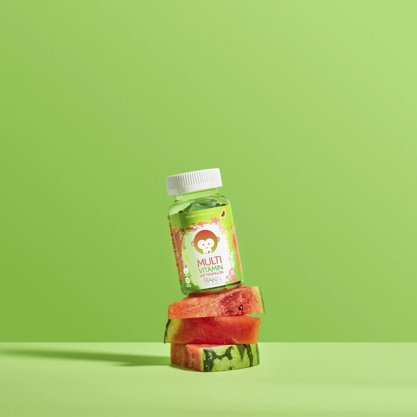 Monkids Multivitamin Barn Vattenmelon 60st Monkids