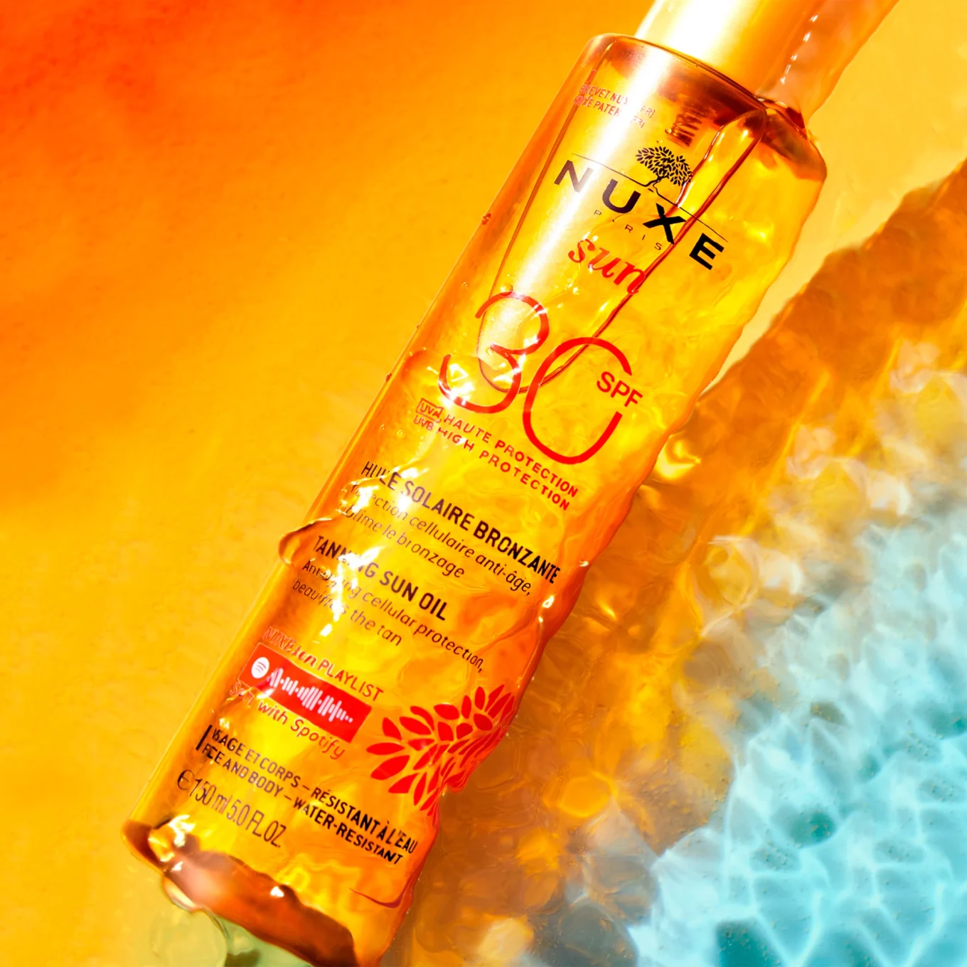NUXE Sun Tanning Oil Face & Body SPF 30, 150 ml Nuxe