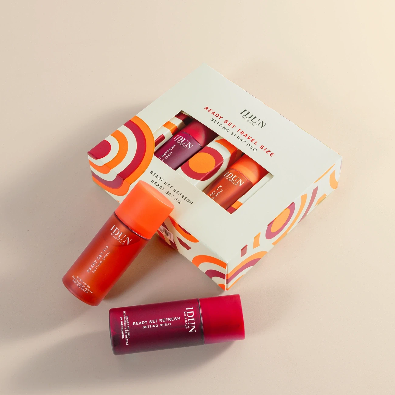 IDUN Minerals Setting Spray Travel Size Duo 2x50 ml IDUN Minerals