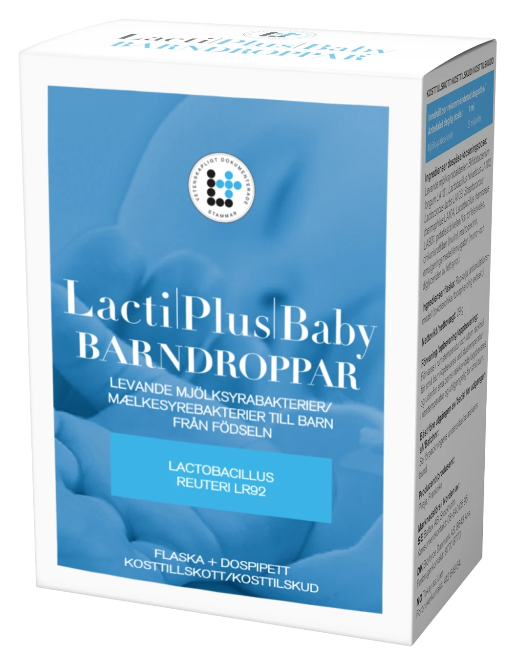 Lactiplus Baby Barndroppar för magen 8 ml Lactiplus