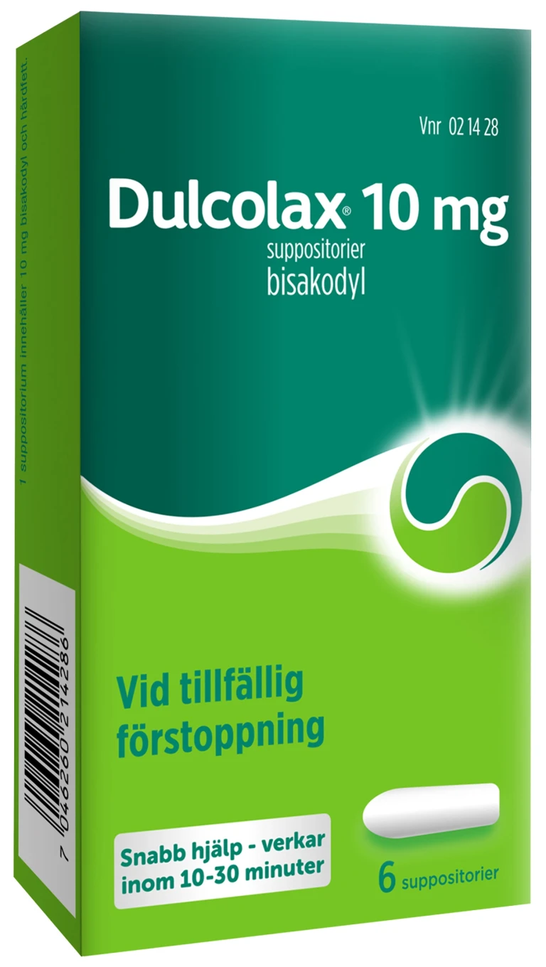 Dulcolax suppositorium 10 mg 6 st Dulcolax