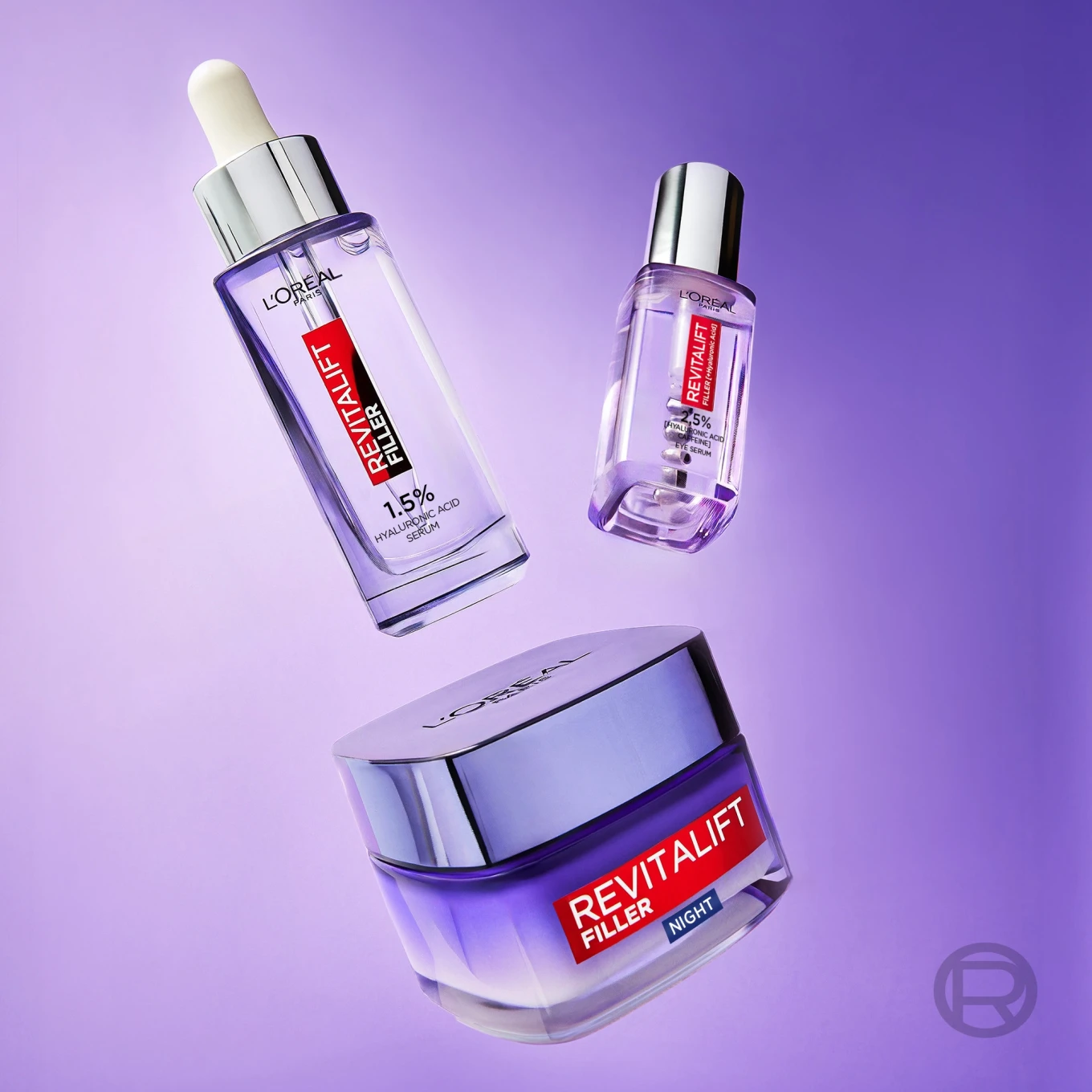 L'Oréal Paris Revitalift Filler [Hyaluronic Acid] Replumping Care Night 50 ml LOreal Paris