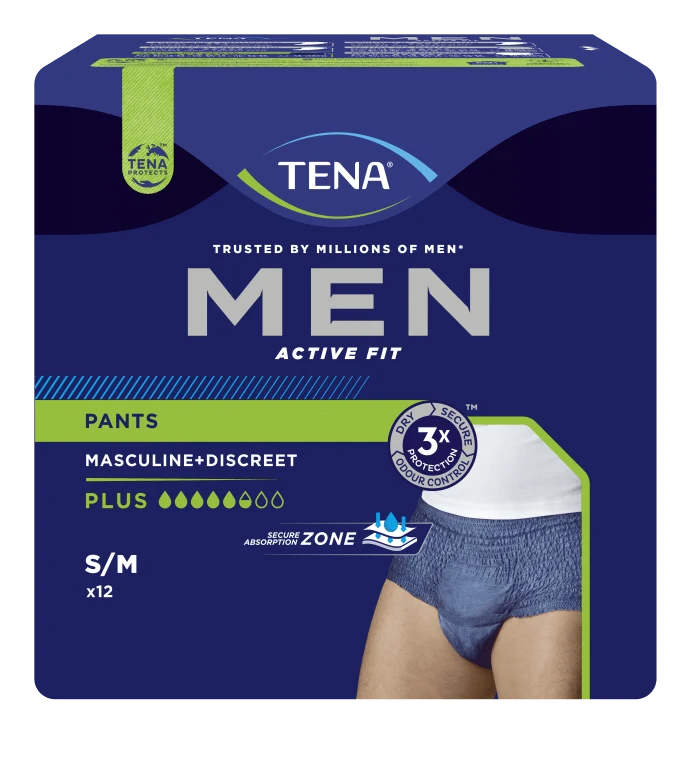 TENA Men Pants Plus S/M 12 st Tena
