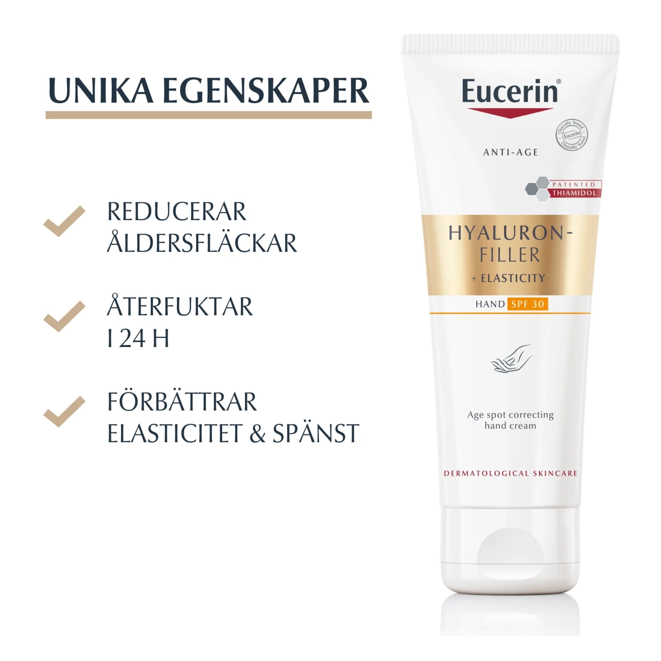 Eucerin Hyaluron-Filler + Elasticity Hand Cream SPF 30, 75 ml Eucerin