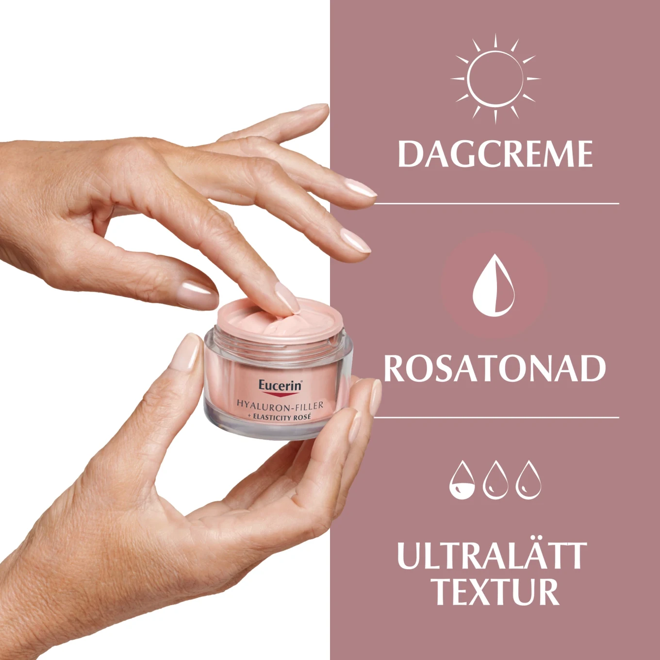 Eucerin Hyaluron-Filler + Elasticity Day Rose SPF 30, 50ml Eucerin