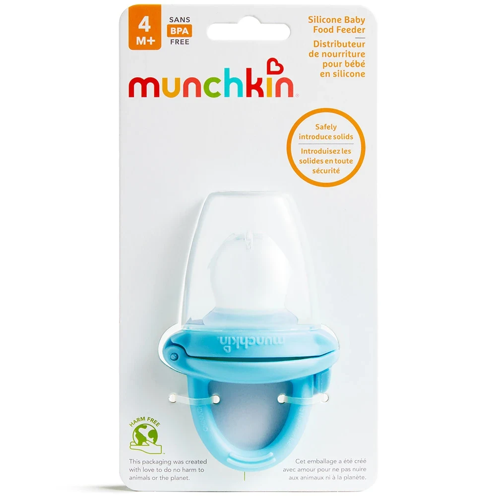 Munchkin Baby Food Feeder Silikon Blue Munchkin