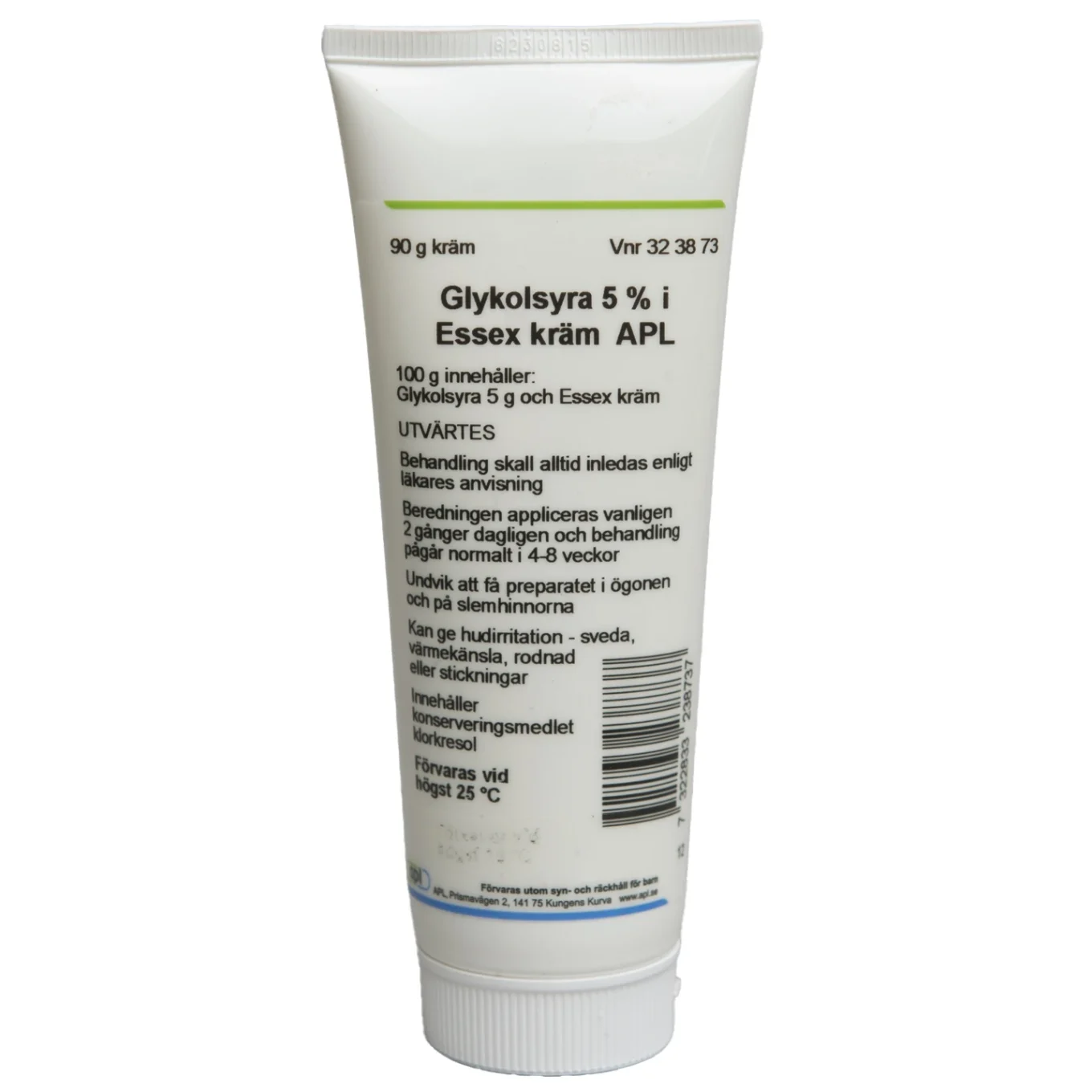 Glykolsyra 5% i Essex Kräm APL 90 g Apl