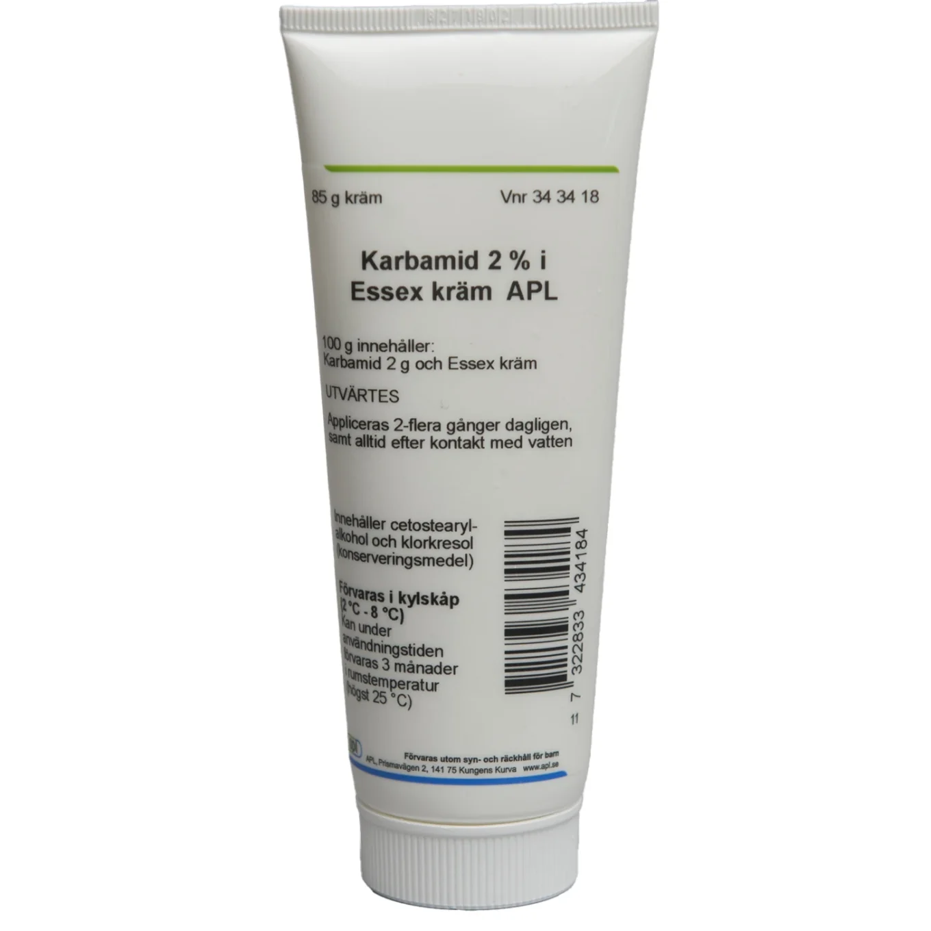 Karbamid 2% i Essex Kräm APL 85 g Apl