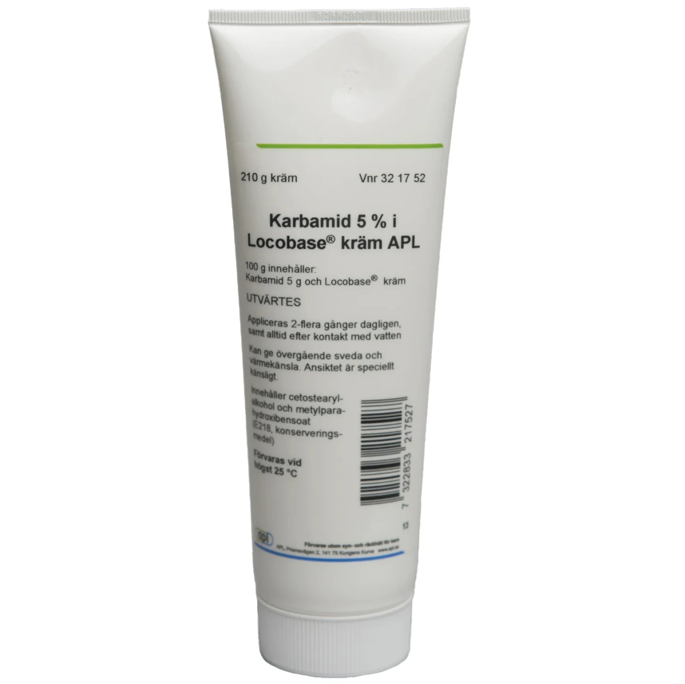 Karbamid 5% i Locobase® Kräm APL 210 g Apl