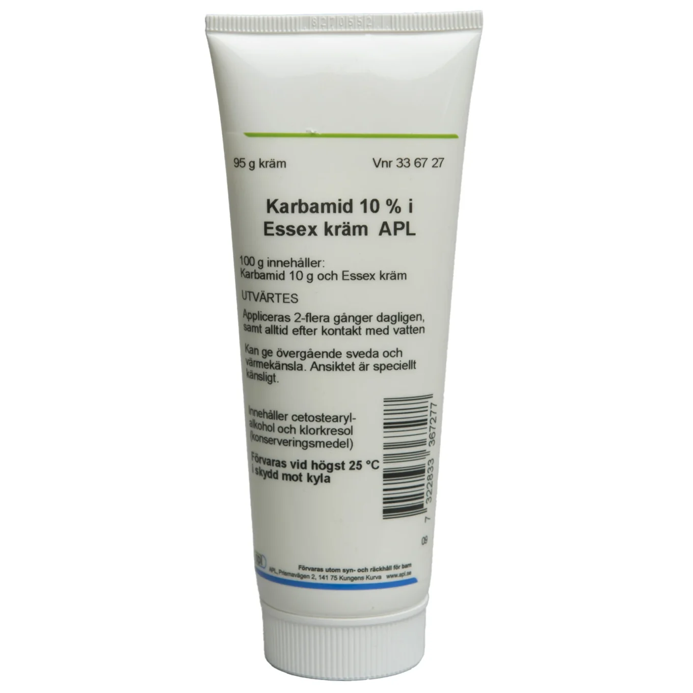 Karbamid 10% i Essex Kräm APL 95 g Apl