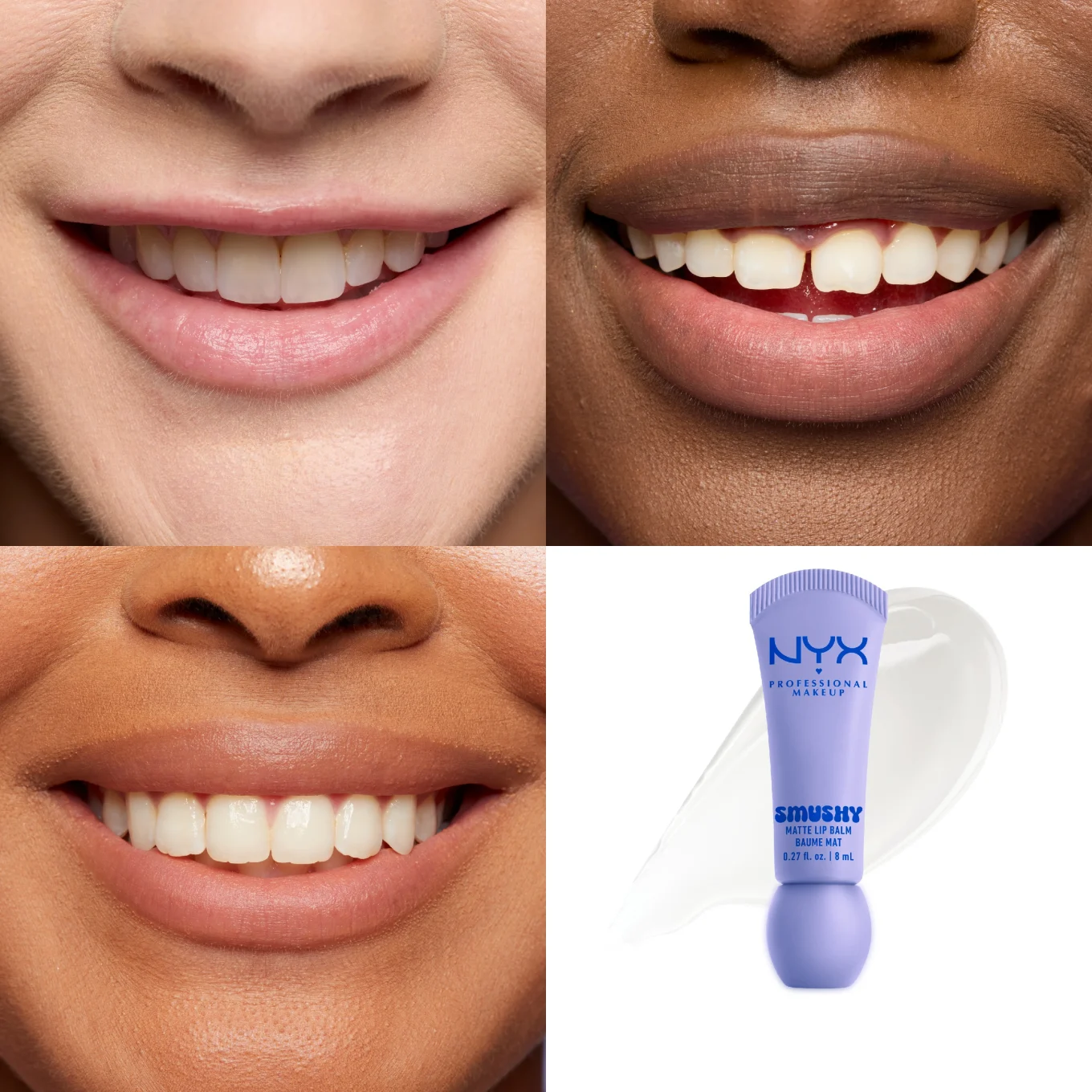 NYX Professional Makeup Smushy Matte Läppbalsam 8 ml 1 Sugar Smush NYX Professional Makeup