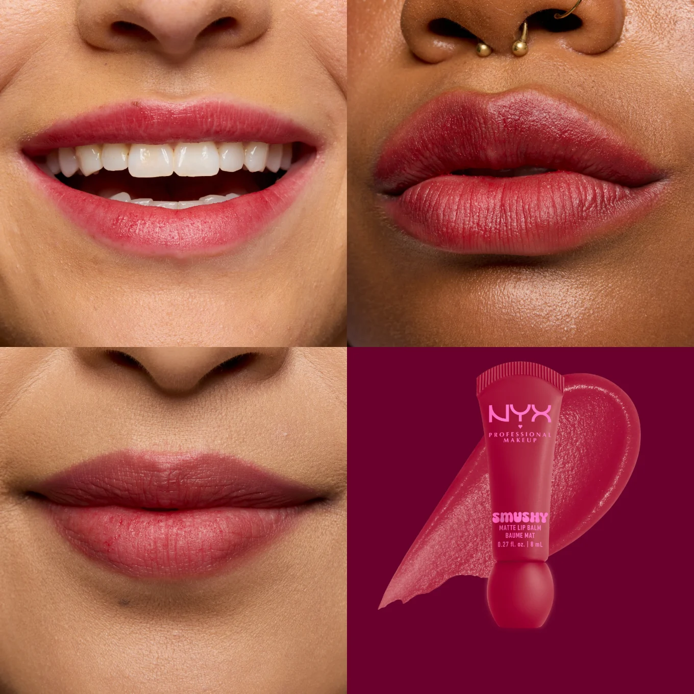 NYX Professional Makeup Smushy Matte Läppbalsam 8 ml 11 Squeeze N Sizzle NYX Professional Makeup