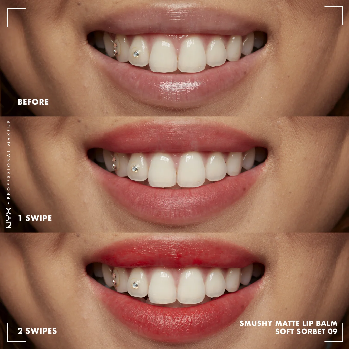 NYX Professional Makeup Smushy Matte Läppbalsam 8 ml 6 Soft Smile NYX Professional Makeup