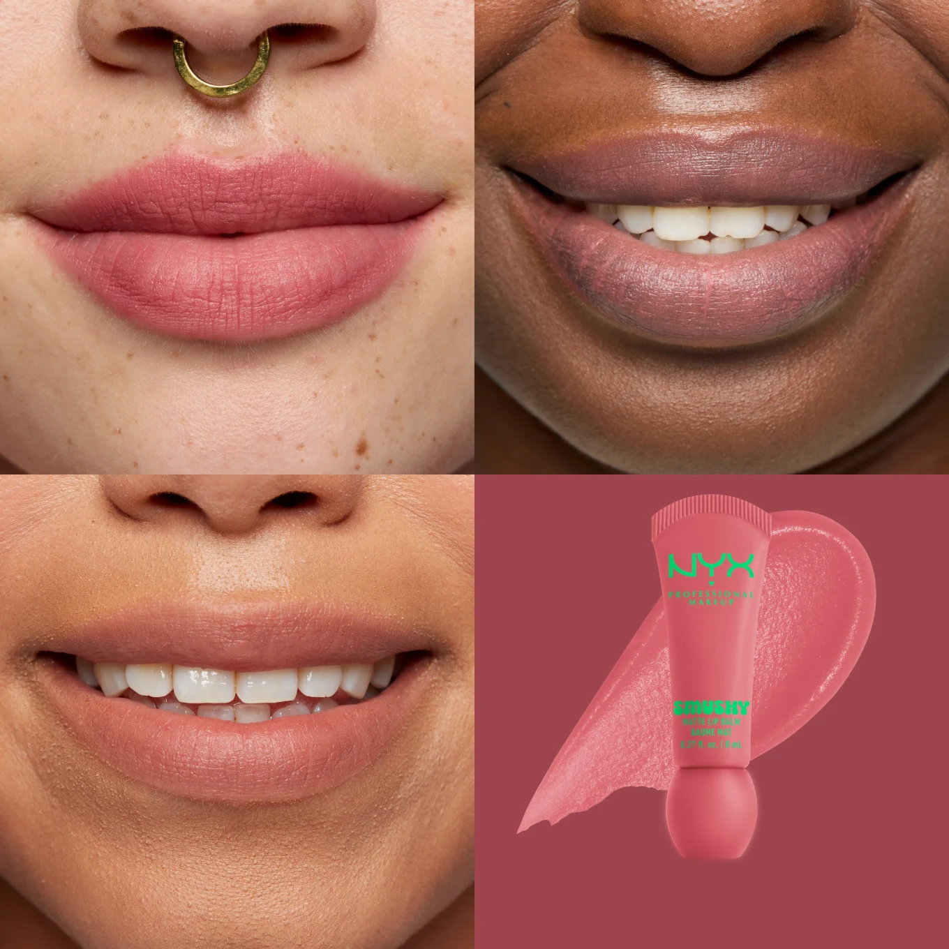 NYX Professional Makeup Smushy Matte Läppbalsam 8 ml 5 Snuggle SZN NYX Professional Makeup