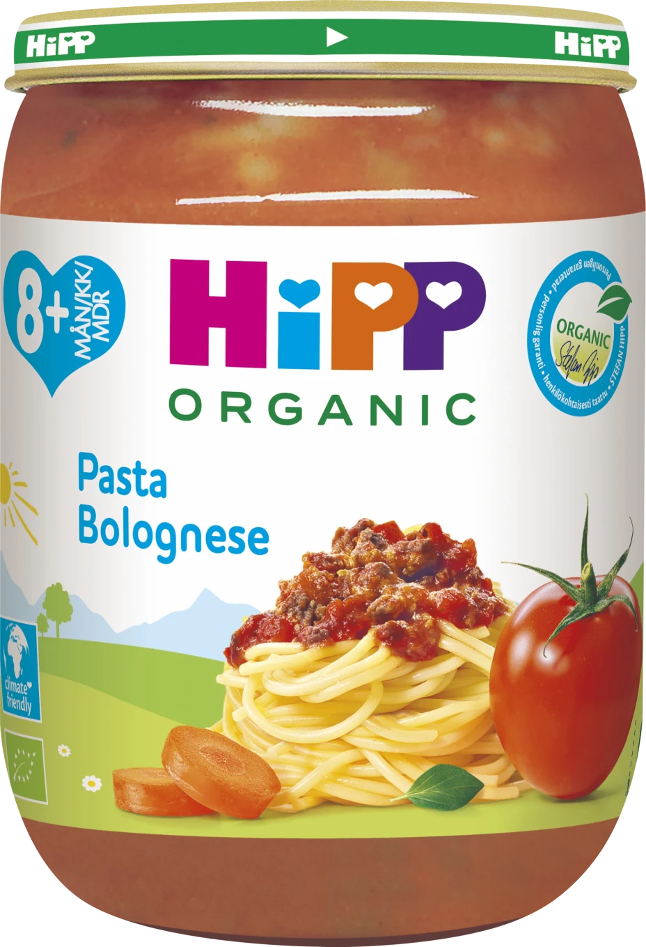 HiPP Pasta Bolognese 8 mån 190 g HIPP
