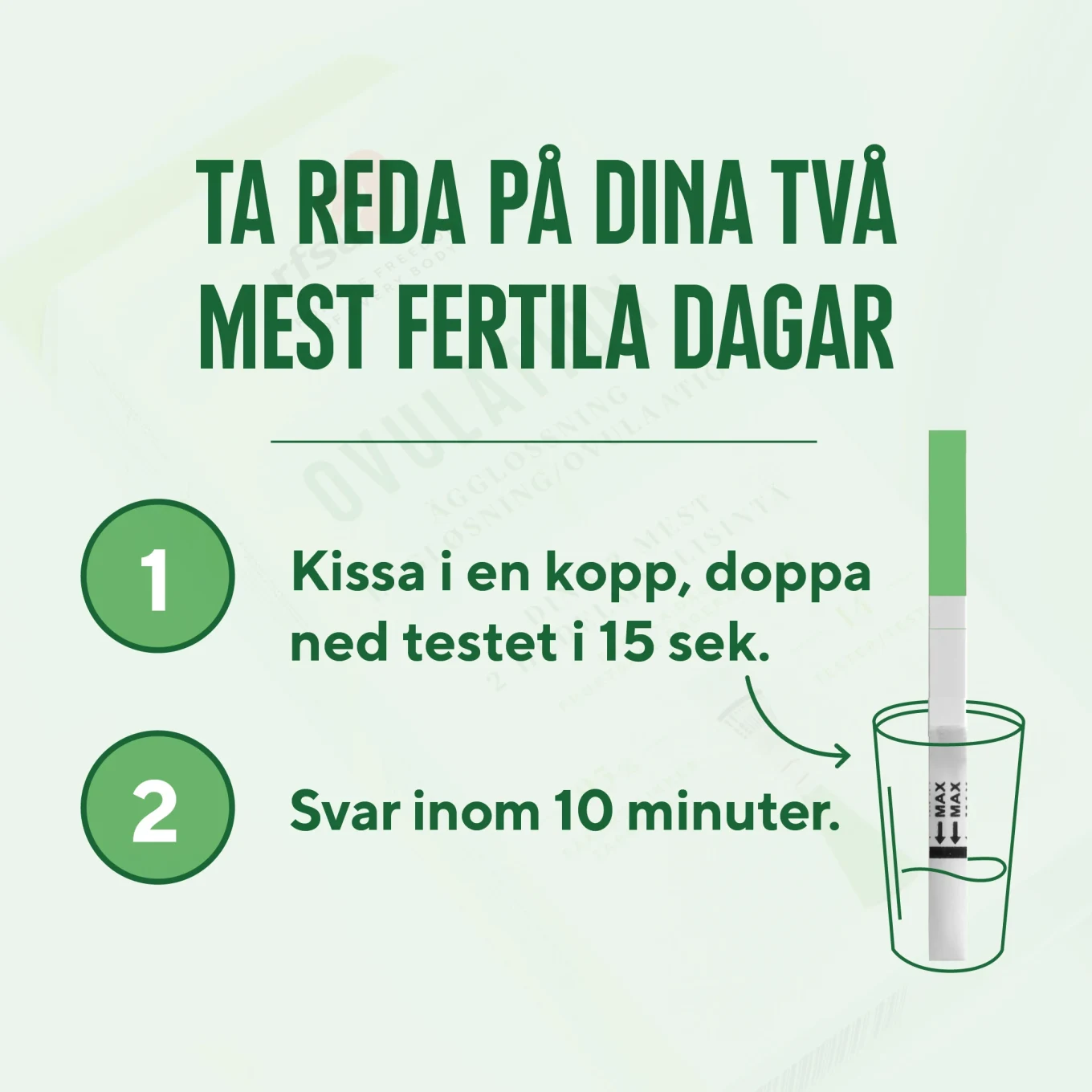 RFSU Ovulation Ägglossningstest Strips 14 st RFSU