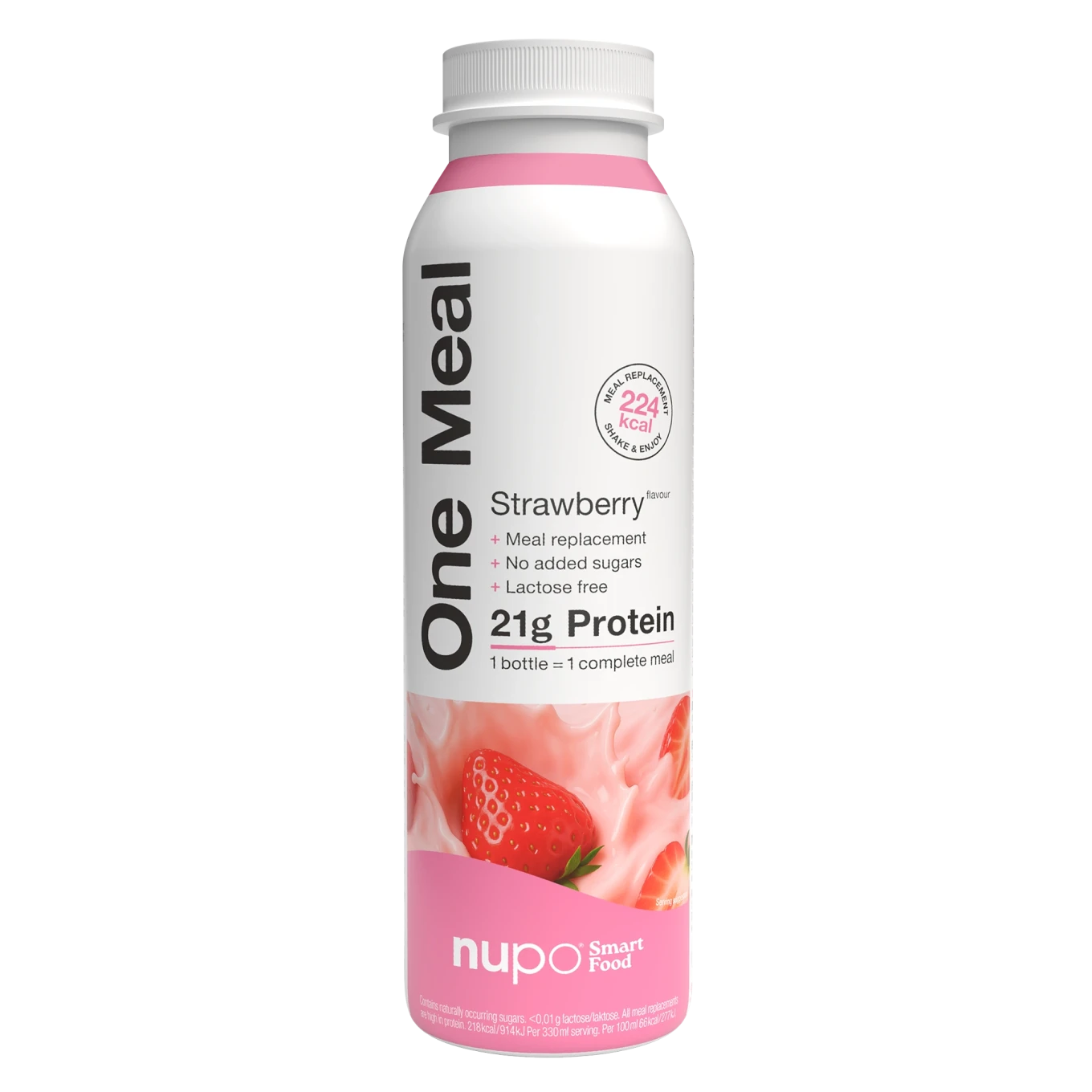 Nupo One Meal +Prime Strawberry Laktosfri 330ml Nupo