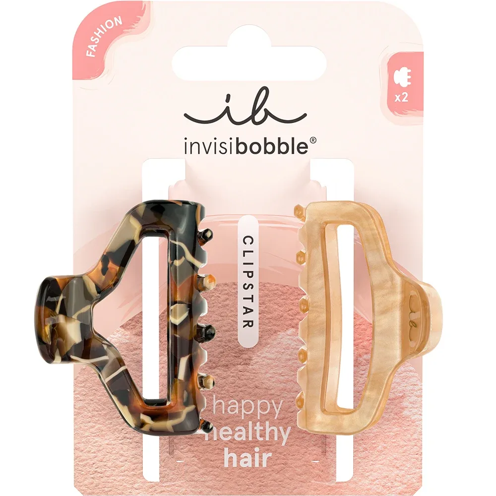Invisibobble Clipstar M Golden Roar 2 st Invisibobble