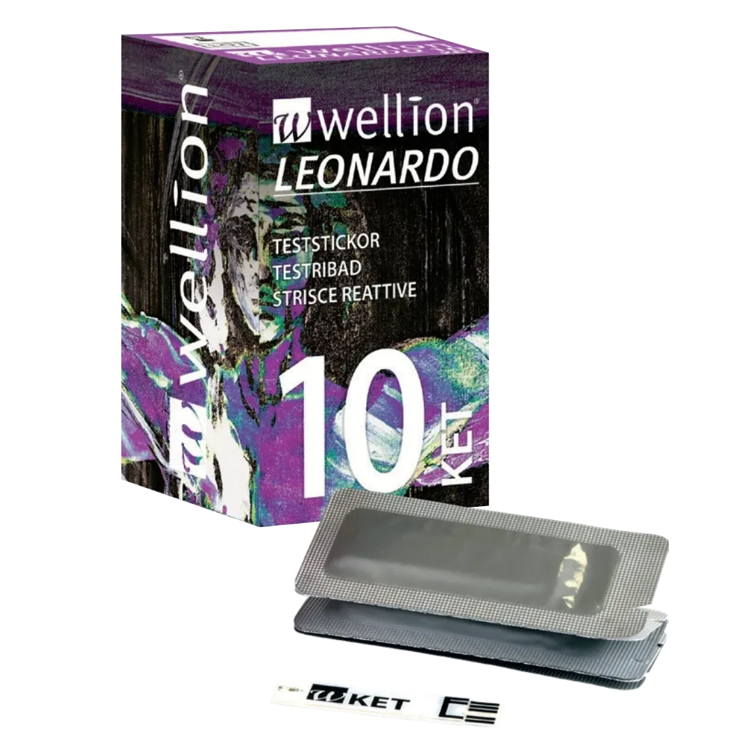 Wellion Leonardo Ketonteststickor 10 st Wellion