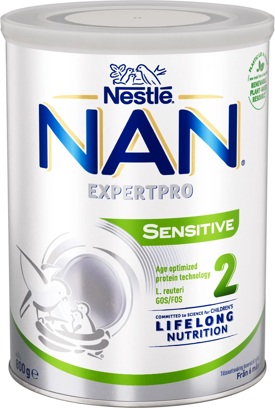 NAN Expertpro Sensitive 2 Tillskottsnäring 800 g Nan