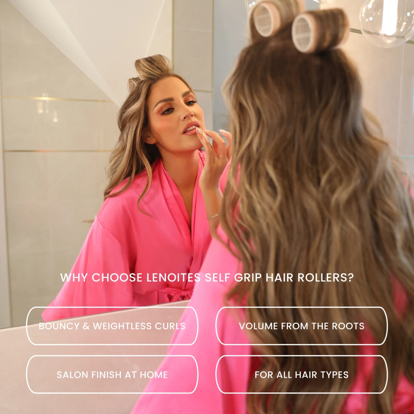 Lenoites Self Grip Hair Rollers 16 st Lenoites