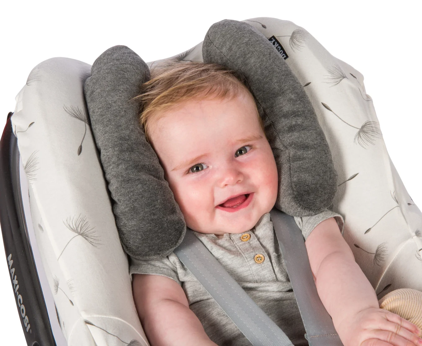 Dooky Head Support Pillow Grey 0-5 år Dooky