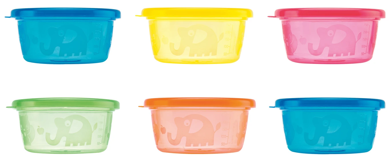 Nuby Snack Bowl Set 300 ml 6 st Nuby