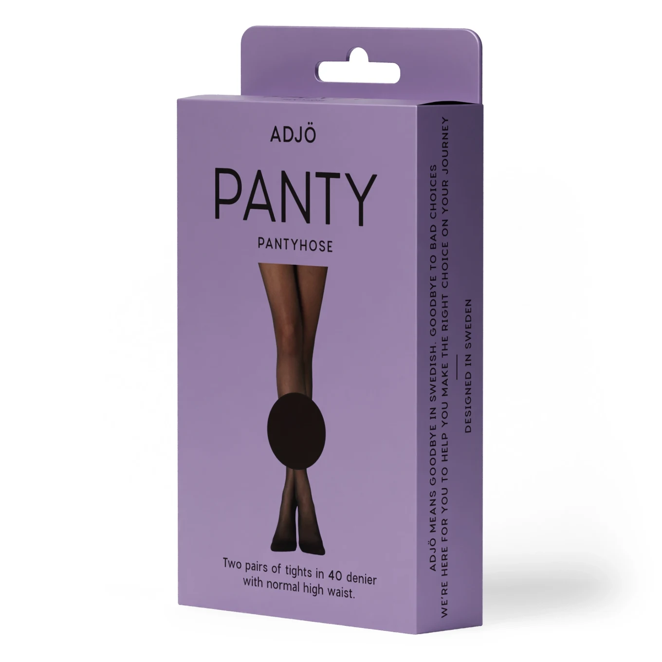 ADJÖ PANTY Pantyhose Black adjoe