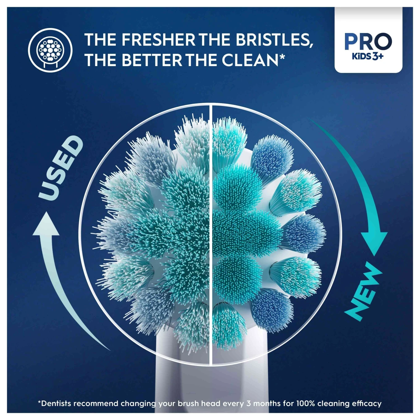 Oral-B Pro Kids Borsthuvuden Frost 4 st Oral-B