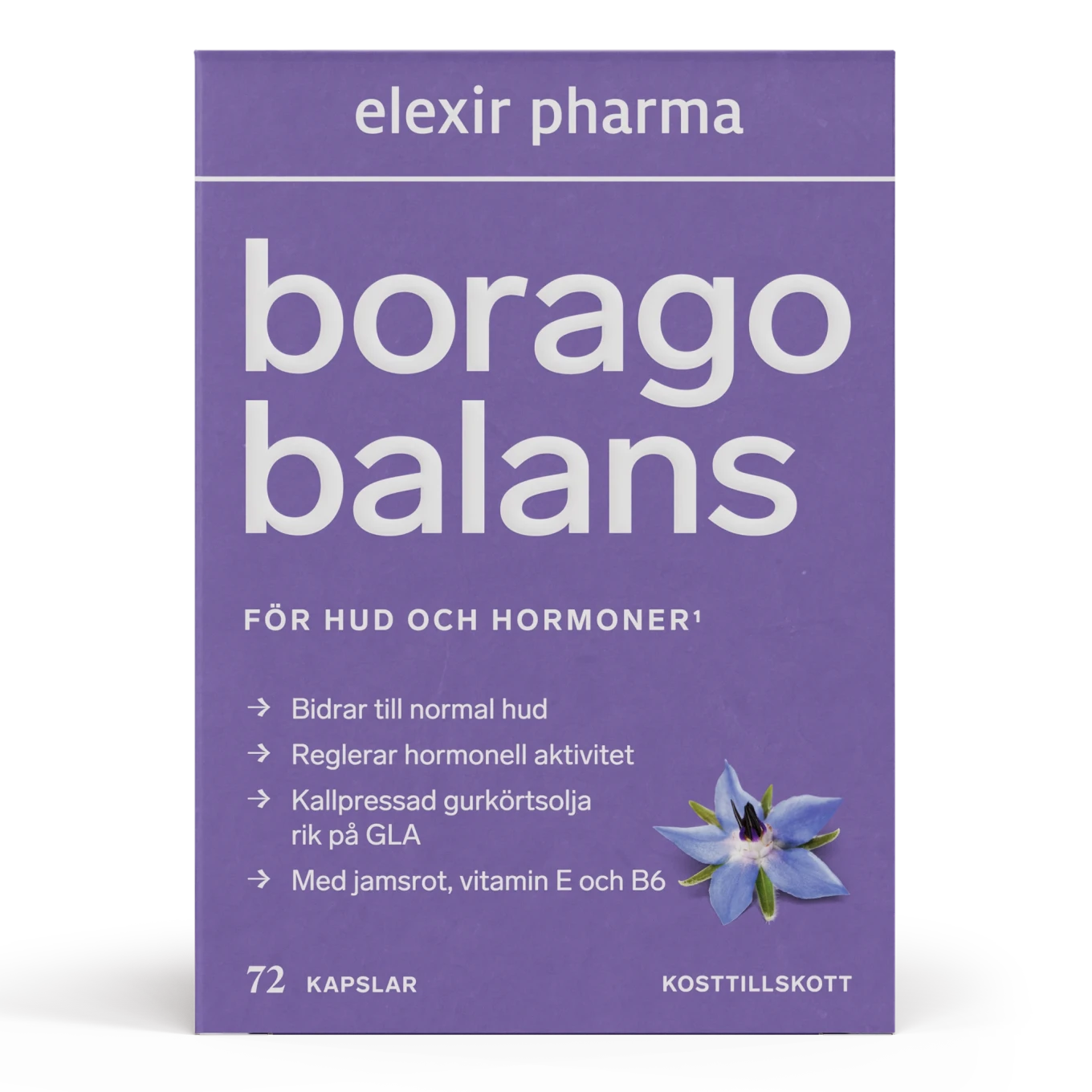 Elexir Pharma Borago Balans 72 kapslar Elexir Pharma