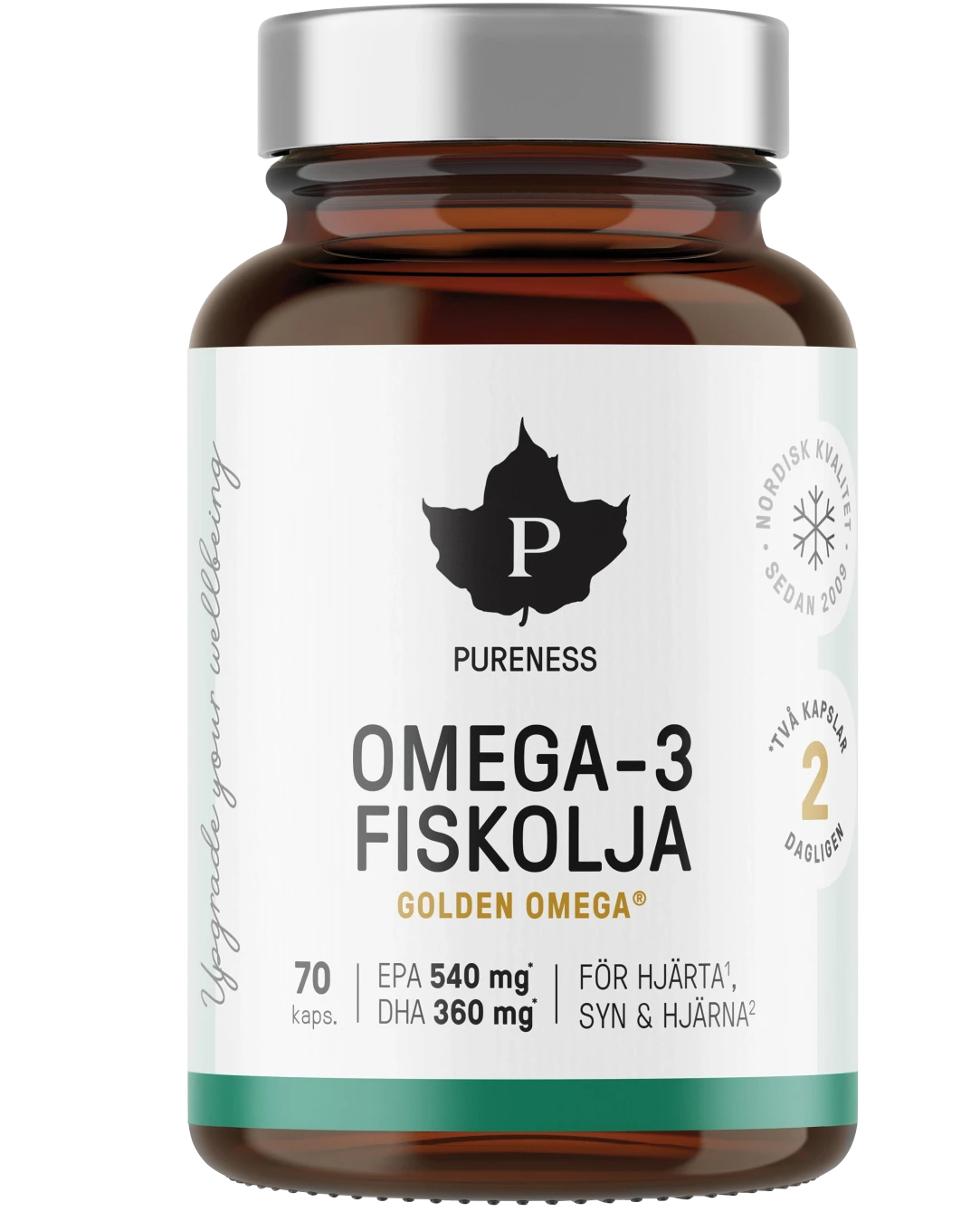 Pureness Omega-3 Fiskolja 70 kapslar Pureness