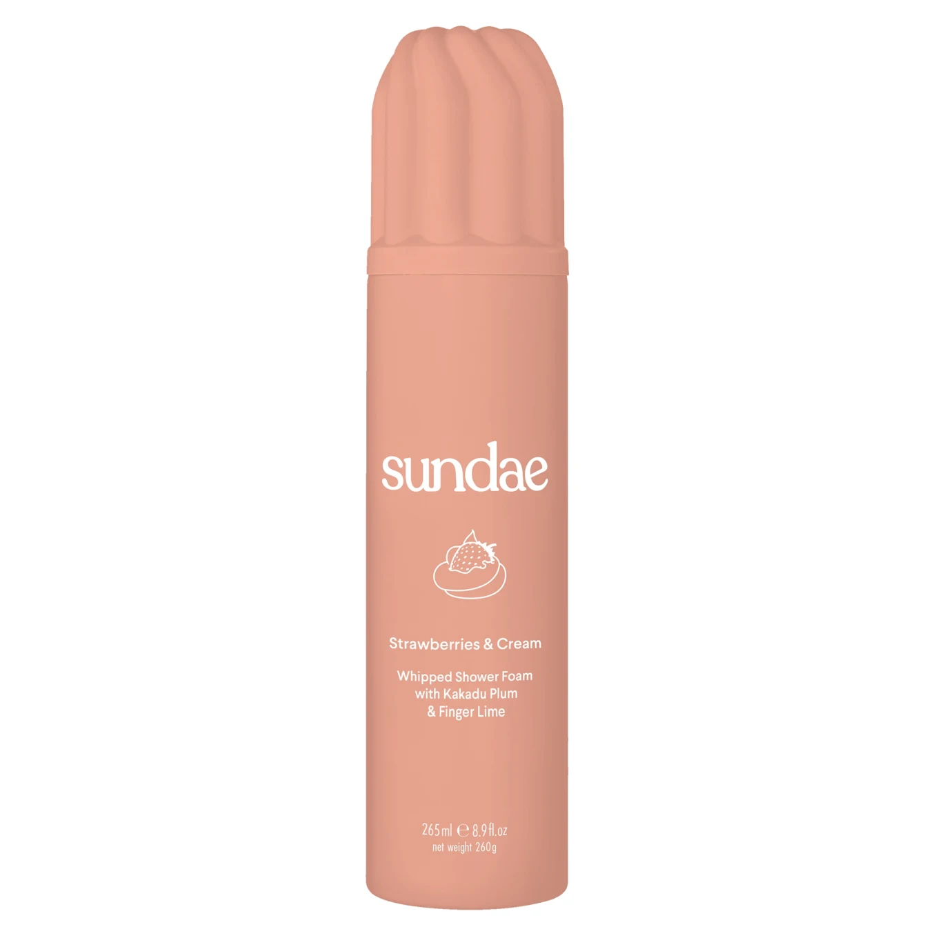 Sundae Body Foaming Body Wash Strawberries & Cream 265 ml Sundae Body