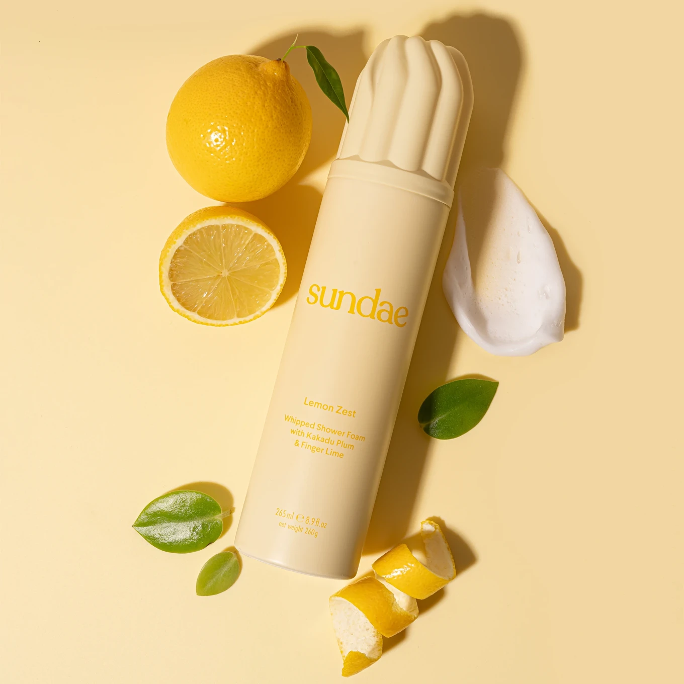 Sundae Body Foaming Body Wash Lemon Zest 265 ml Sundae Body