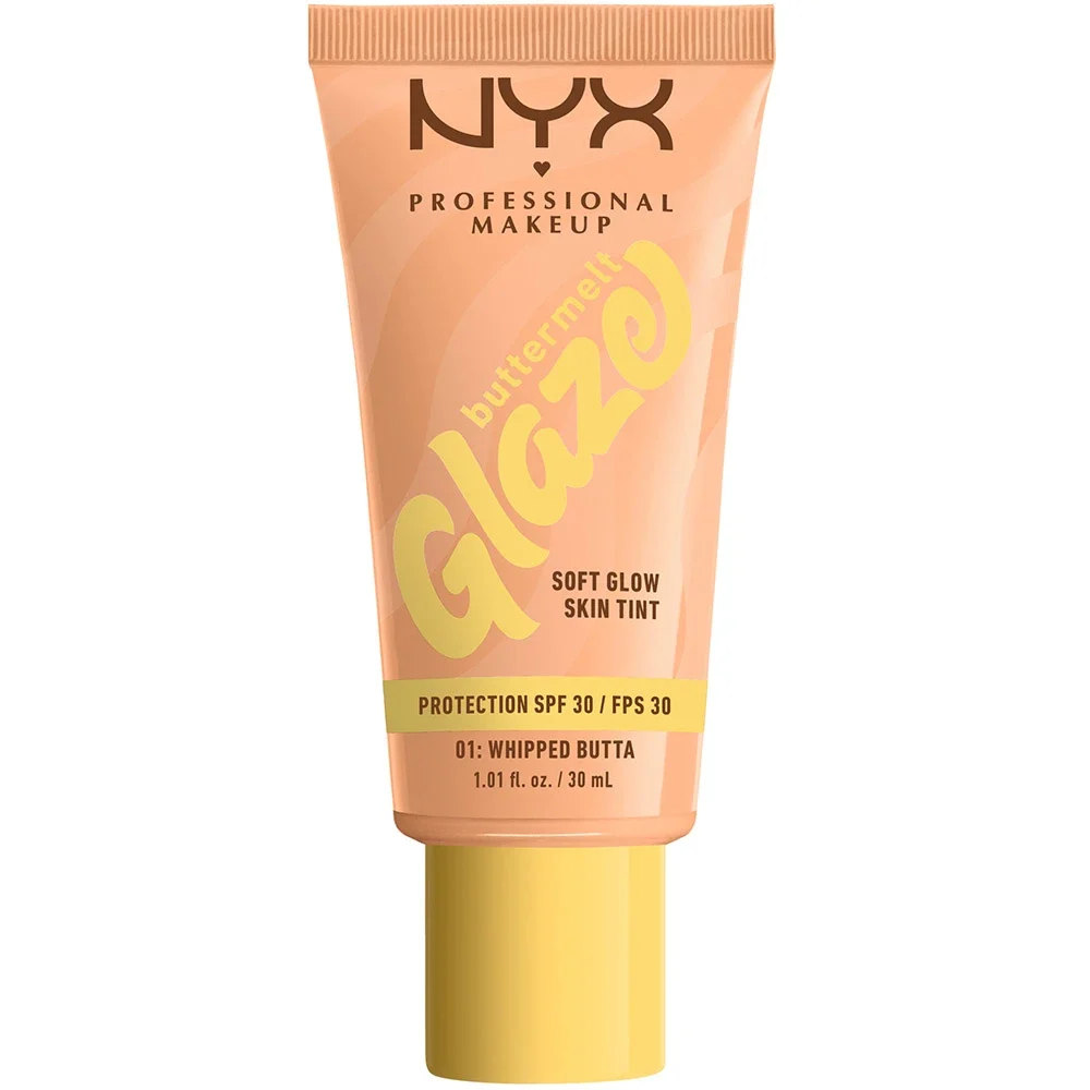 NYX Professional Makeup Buttermelt Glaze Skin Tint SPF30, 30 ml 01 Whipped NYX Professional Makeup