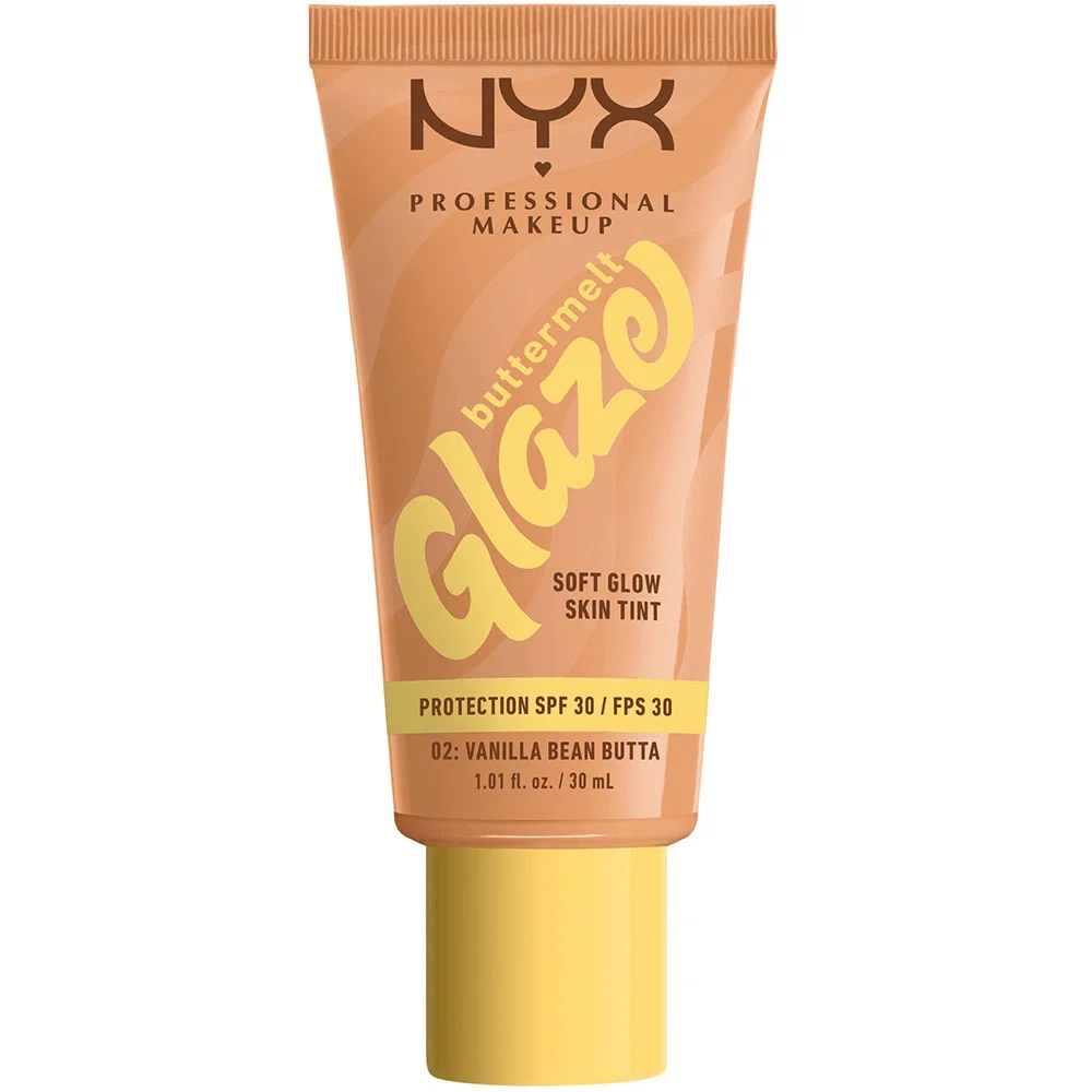 NYX Professional Makeup Buttermelt Glaze Skin Tint SPF30, 30 ml 02 Vanilla Bean NYX Professional Makeup