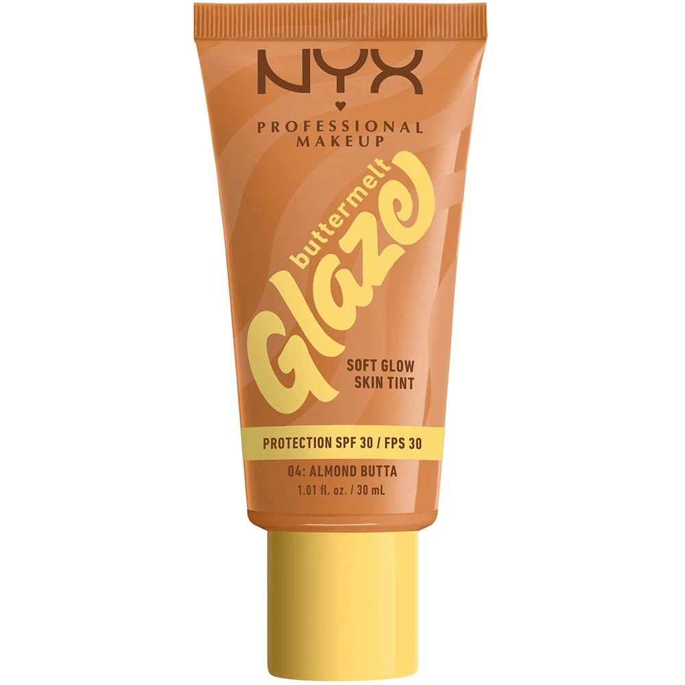 NYX Professional Makeup Buttermelt Glaze Skin Tint SPF30, 30 ml 04 Almond NYX Professional Makeup