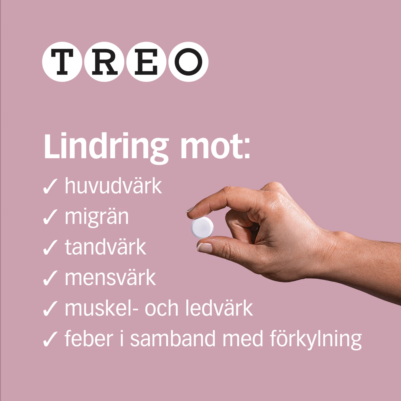 Treo Hallon brustablett 500mg/50mg 20 st Treo