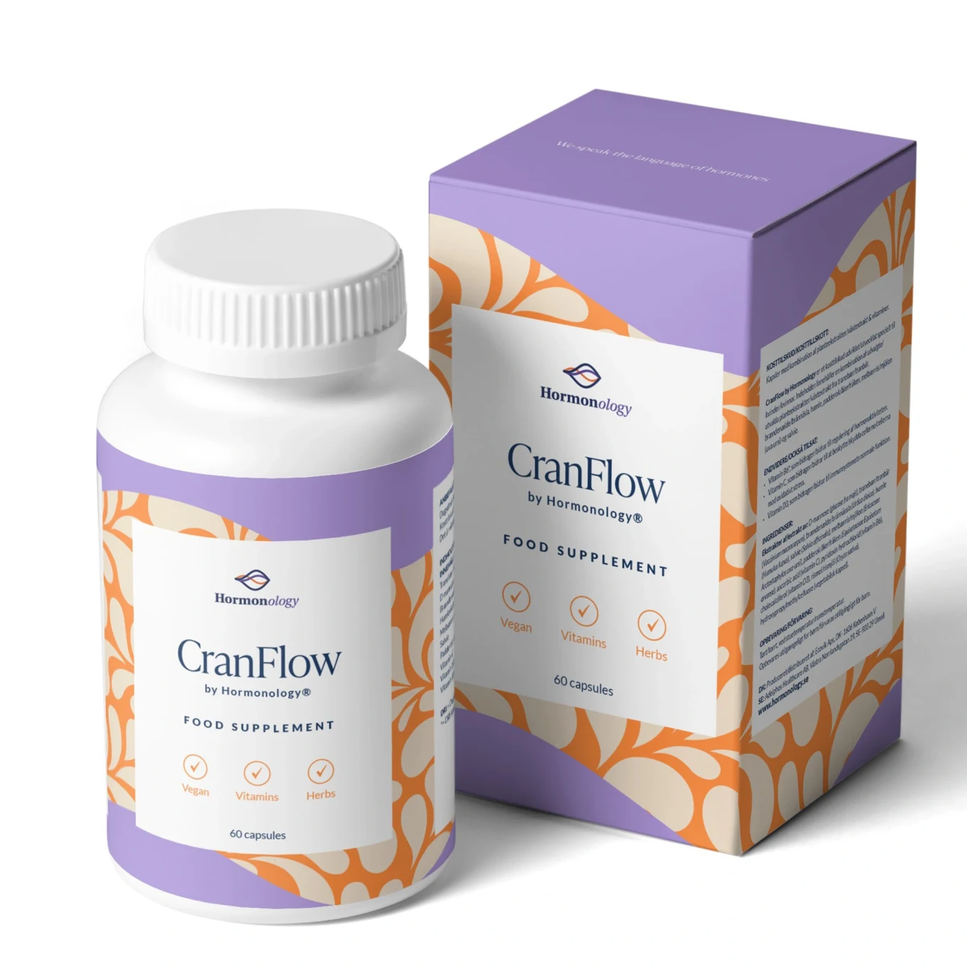 Hormonology CranFlow 60 kapslar Hormonology