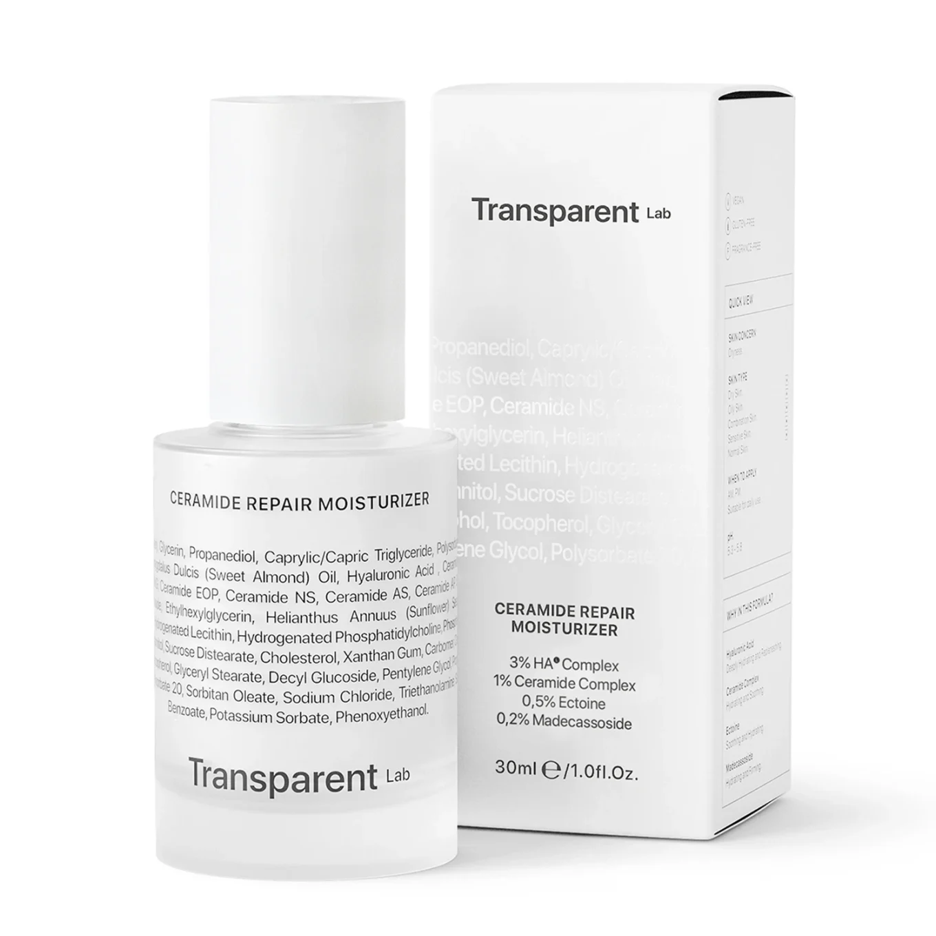 Niche Beauty Lab Transparent Lab Ceramid Repair Moisturizer 30 ml Niche Beauty Lab