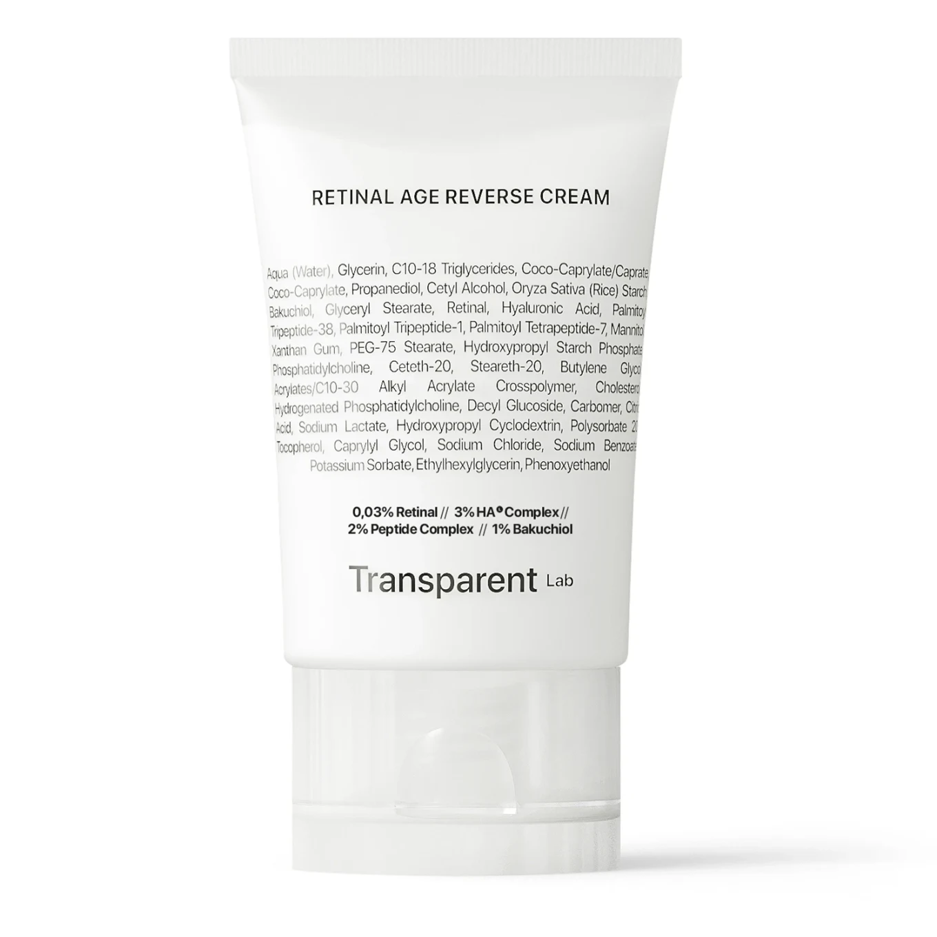 Niche Beauty Lab Transparent Lab Retinal Age Reverse Cream 30 ml Niche Beauty Lab