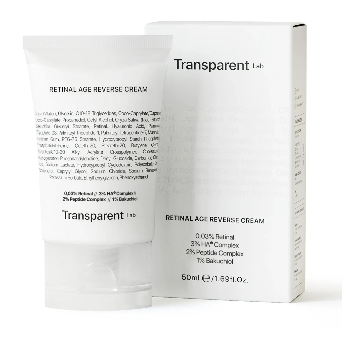 Niche Beauty Lab Transparent Lab Retinal Age Reverse Cream 30 ml Niche Beauty Lab