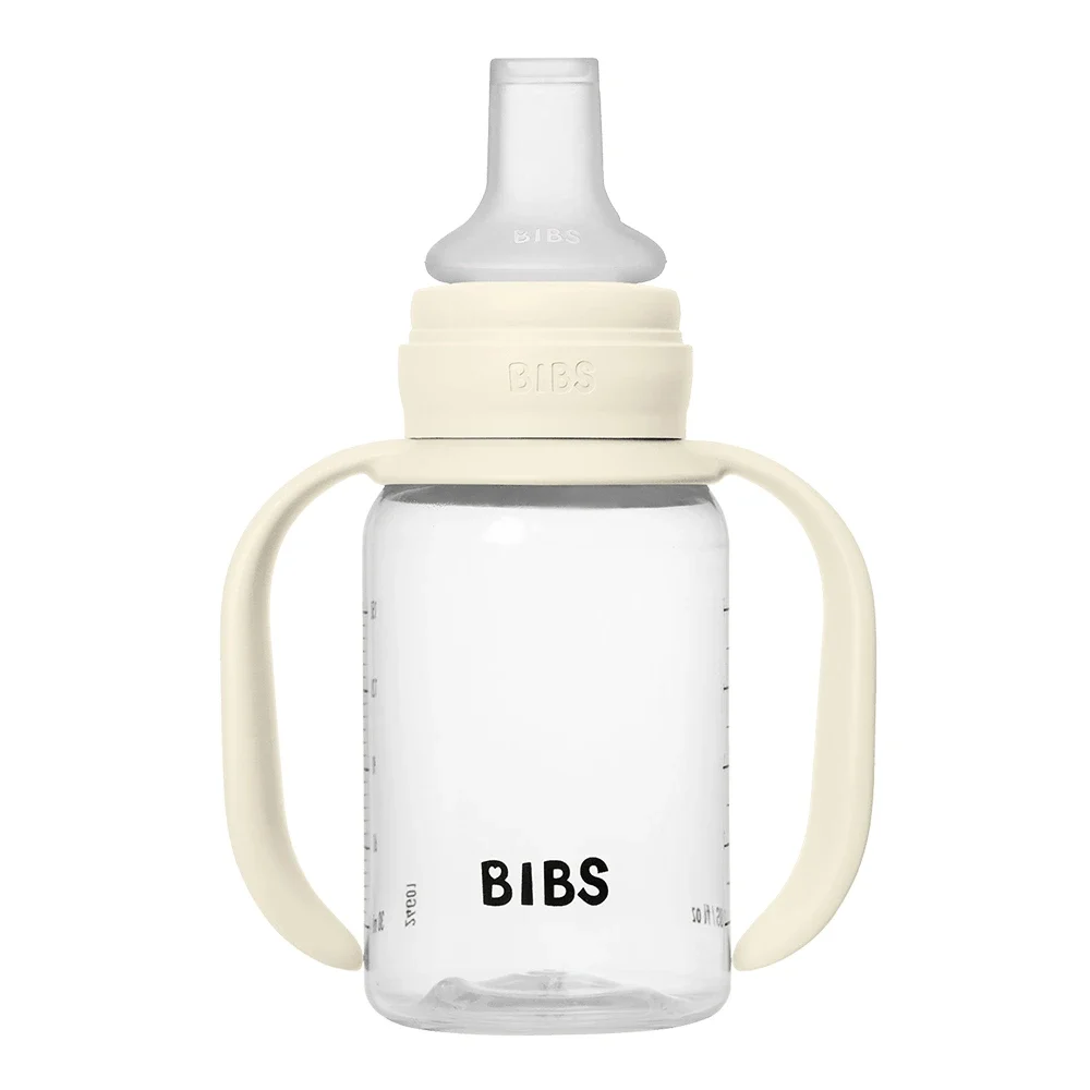 BIBS Baby Sippy Bottle Spout Silicone 150 ml 1-pack Ivory Bibs
