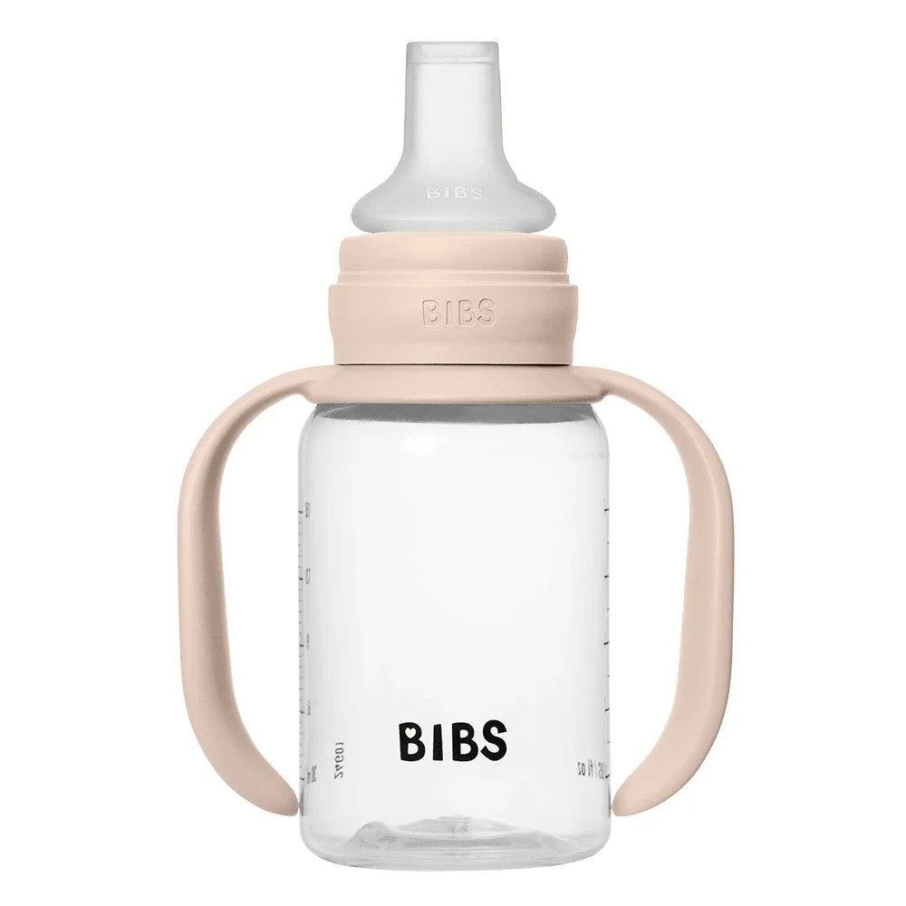 BIBS Baby Sippy Bottle Spout Silicone 150 ml 1-pack Blush Bibs