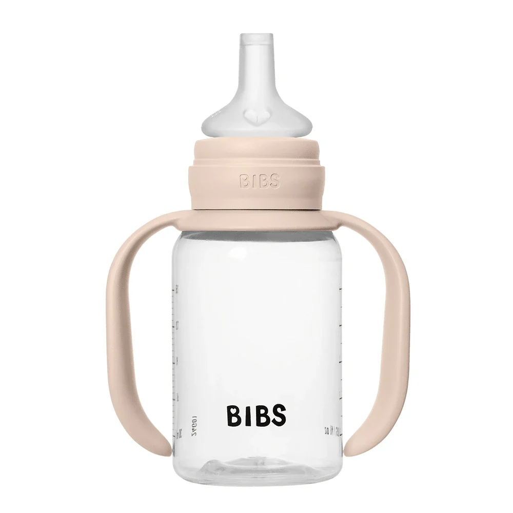 BIBS Baby Sippy Bottle Spout Silicone 150 ml 1-pack Blush Bibs