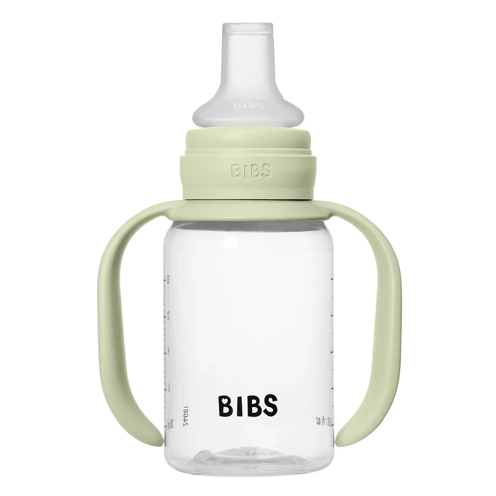 BIBS Baby Sippy Bottle Spout Silicone 150 ml 1-pack Sage Bibs