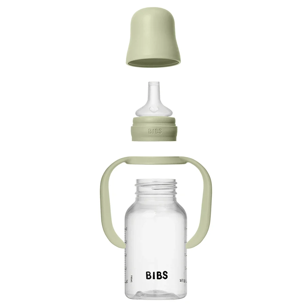 BIBS Baby Sippy Bottle Spout Silicone 150 ml 1-pack Sage Bibs